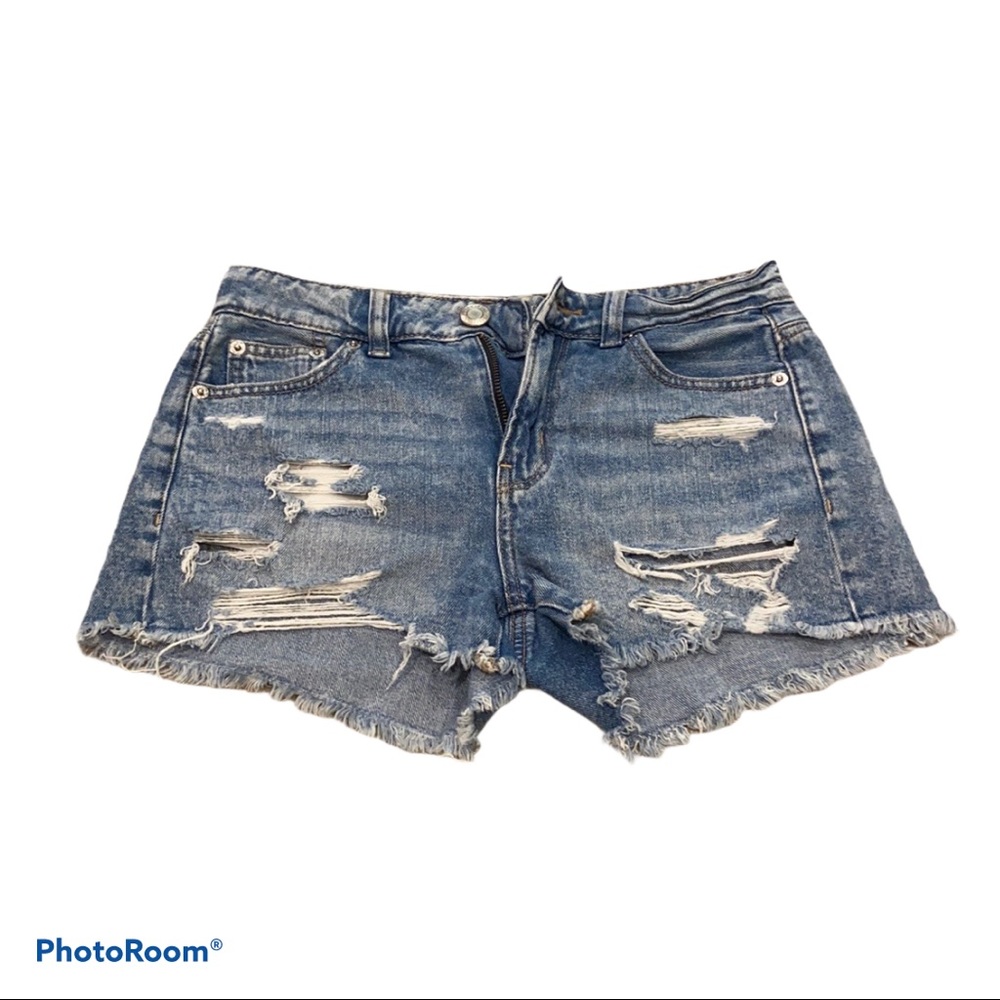American Eagle Tomgirl Shortie Jean Shorts 00